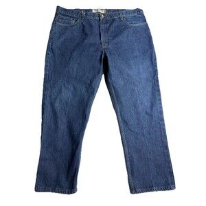 Levis Strauss 505 Regular Fit Mens Denim Jeans Sz 44X32 Red Tab